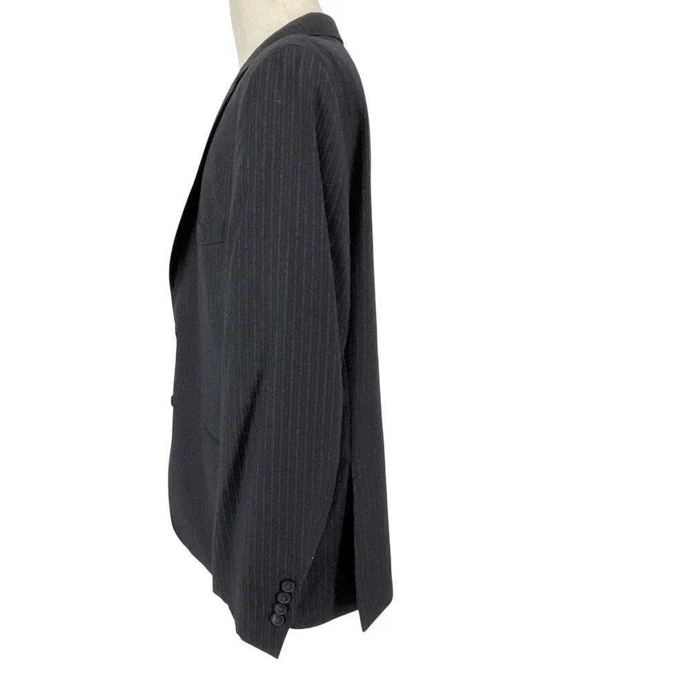 Jos. A. Bank Joseph Mens 46R Wool Suit Jacket‎ Navy Pinstripe 2 Button Blazer